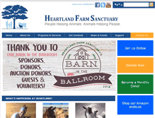 Tablet Screenshot of heartlandfarmsanctuary.org